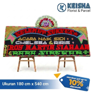 Papan Bunga 001