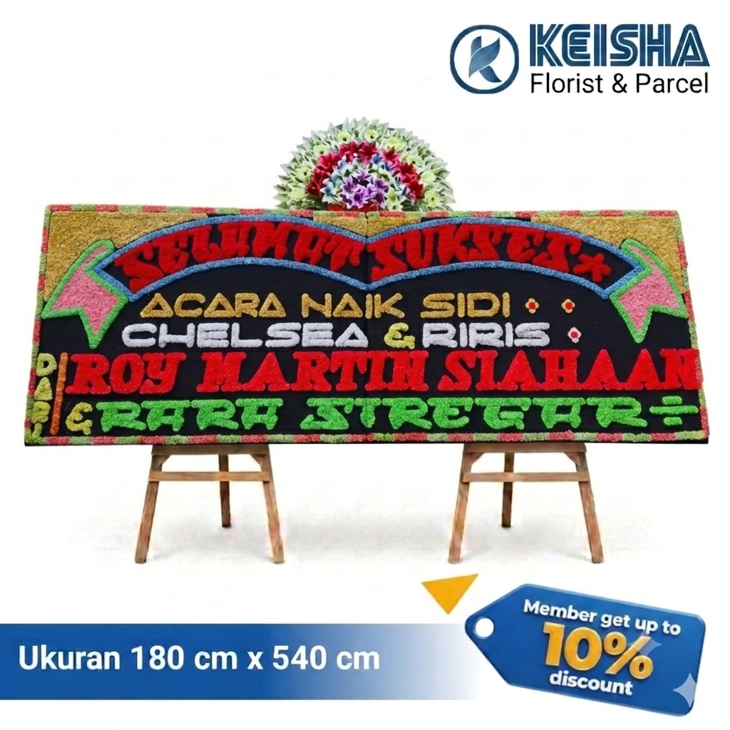 Papan Bunga 001